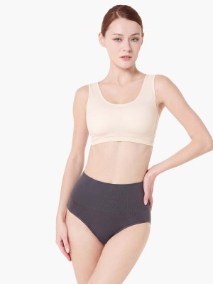 Seamless Lite-control Mid-Rise Hi-Cut Brief (2 pack)