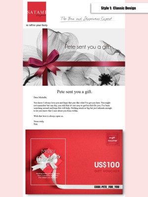 E-Gift Card with US$100 Voucher