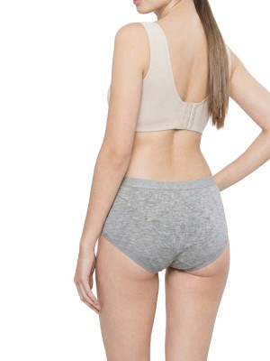 Seamless Mid-rise Menstrual Period Short Brief (2 pack)