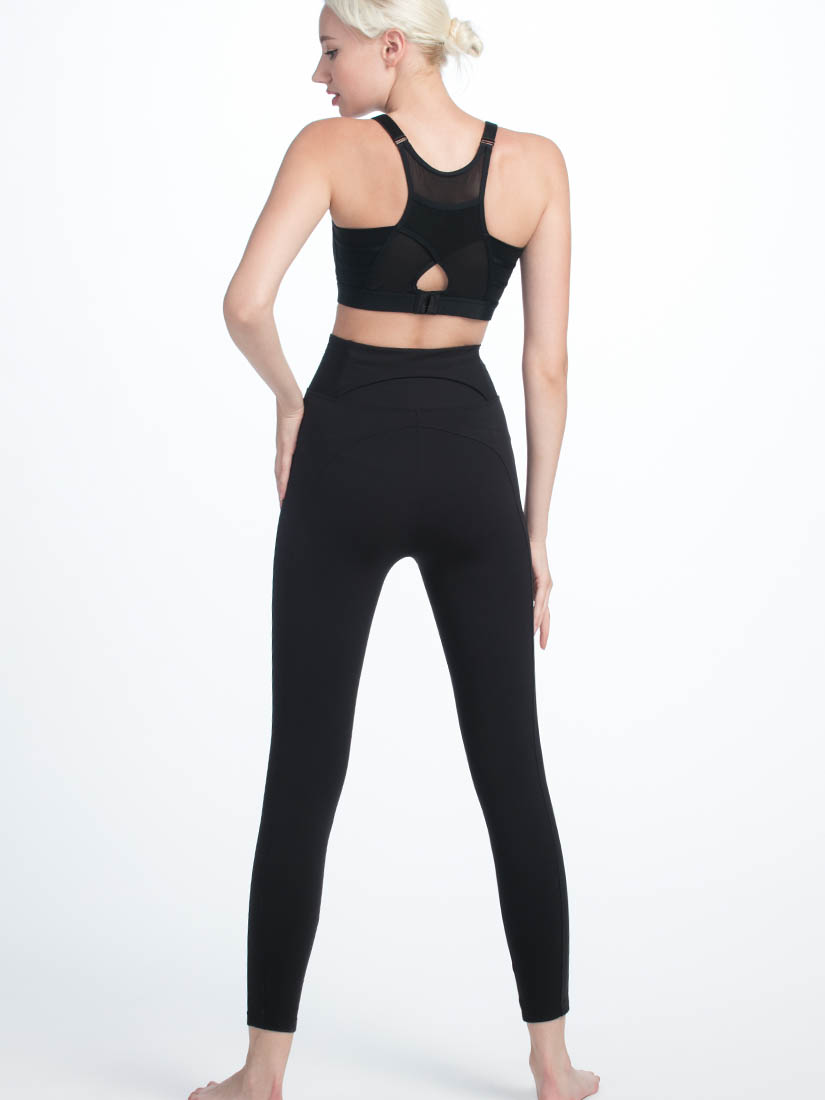 OB-00949, Hi-waist Cutout Shaping Leggings, Black | SATAMI Shapewear OB ...