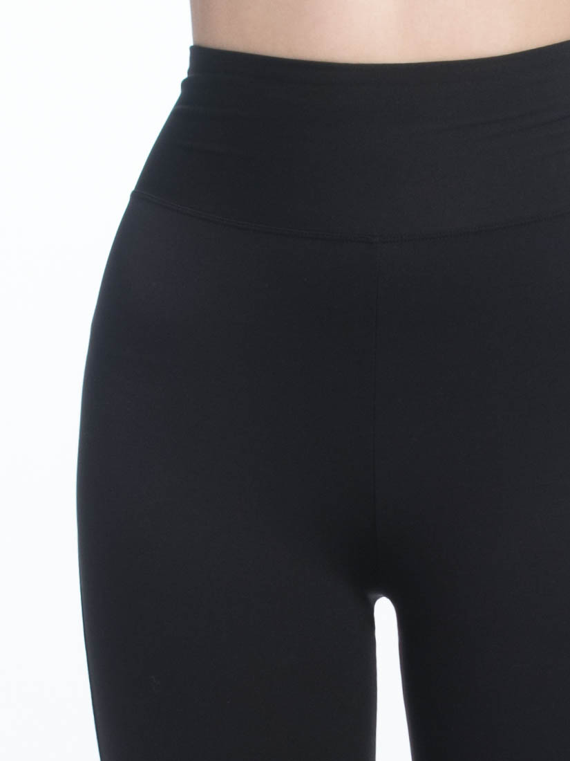 OB-00949, Hi-waist Cutout Shaping Leggings, Black, SATAMI Shapewear,  高腰鏤空修飾褲, 黑