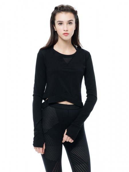 Crop Top With Thumbhole