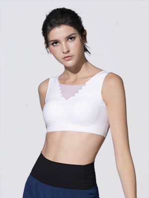 Zigzag Neckline Wireless Cami Bra