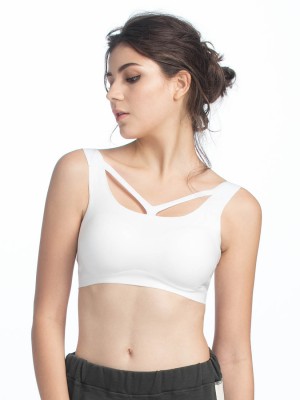 V-straps Neckline Wireless Cami Bra