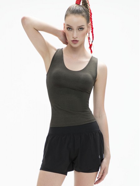 Magnetic Therapy Tank Top with Built-in Shelf Bra