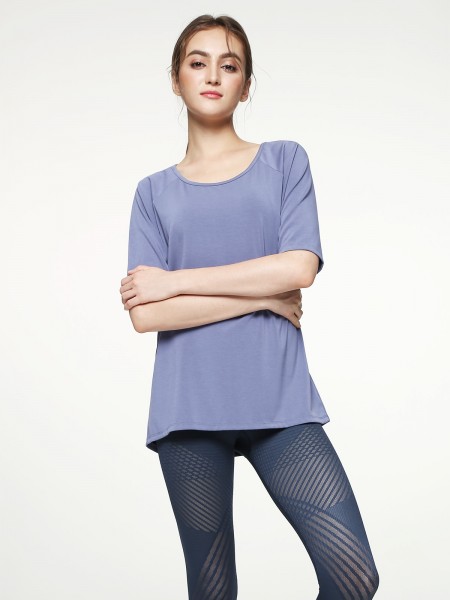 Elbow Sleeve Free Cut Back Vent Tee
