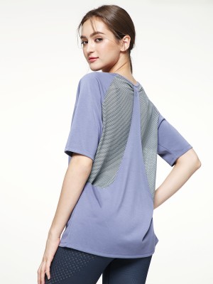 Elbow Sleeve Free Cut Back Vent Tee