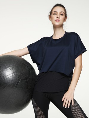 Free Cut Drop Shoulder Top