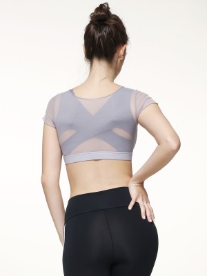 Cross Back Wireless Mould Sports Bra (Cup B-D)