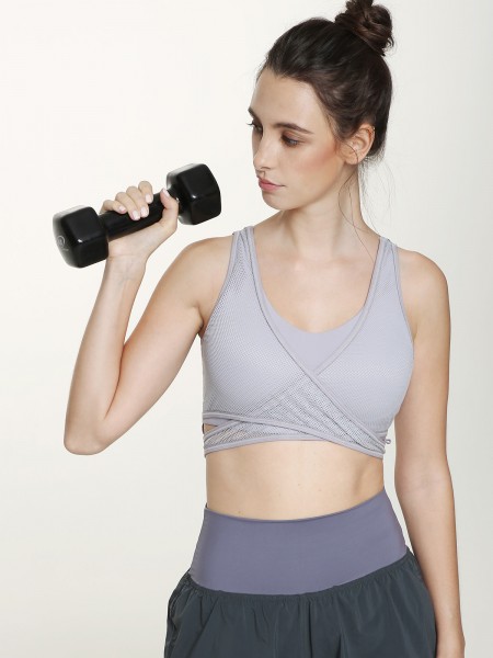 Crossover Wireless Sports Bra (Cup B-D)