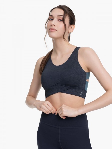 Cross Back Wireless Mould Sports Bra (Cup A-D)