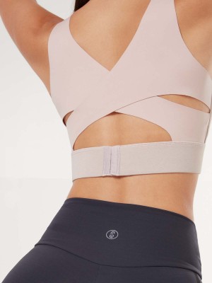 Cross Back Wireless Mould Sports Bra (Cup A-D)