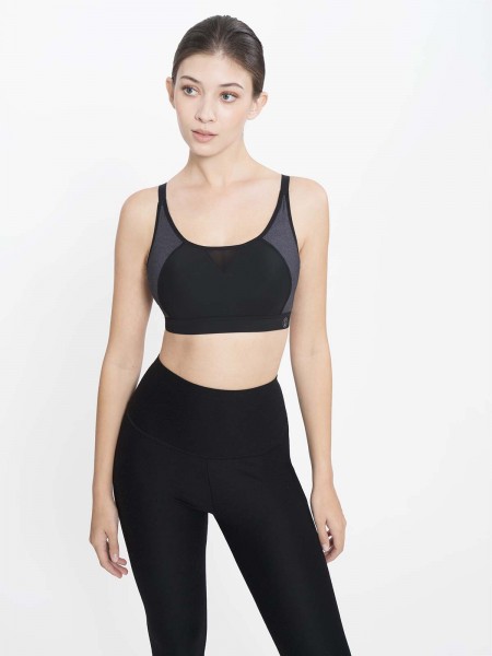 Melange Wireless Moulded Sports Bra (Cup B-D)