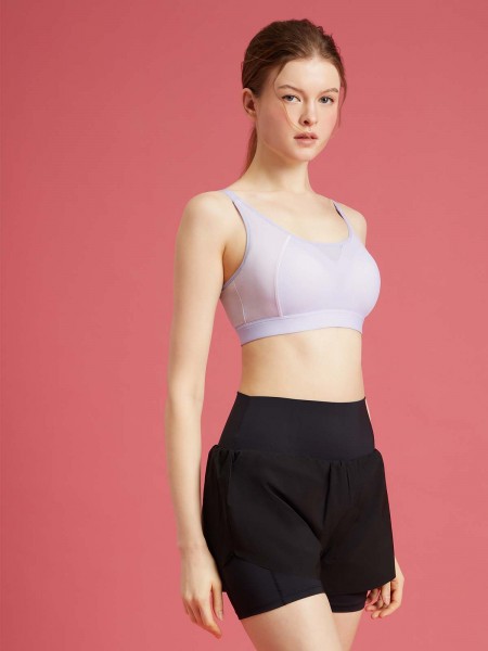 Melange Wireless Moulded Sports Bra (Cup B-D)