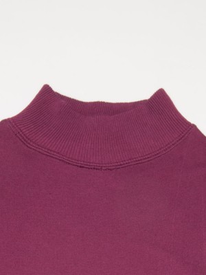 Seamless Thermal Long Sleeve Tee - Standing Collar