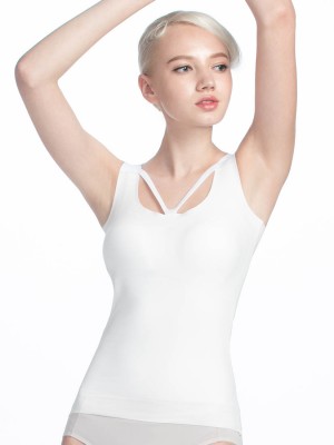 Criss Cross Back Slimming Tank Top