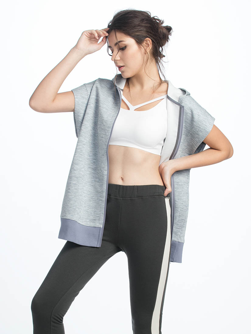 Sleeveless hoodie tank top hot sale